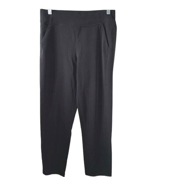 Eddie Bauer Womens Black Performance Pants XS 90% Polyester 10% Spandex Stretch - Picture 1 of 10